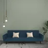Image de vidaXL Canapé-lit à 2 places Bleu Velours375857