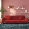 Image de vidaXL Canapé-lit à 2 places et deux oreillers Rouge bordeaux Velours375922