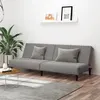 Image de vidaXL Canapé-lit à 2 places gris clair velours