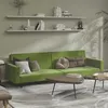 Image de vidaXL Canapé-lit à 2 places vert clair velours375940