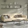 Image de vidaXL Canapé-lit à 2 places crème velours375946