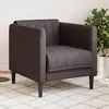 Image de vidaXL Fauteuil marron foncé tissu372598