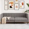 Image de vidaXL CanapÃ© Ã  2 places taupe tissu