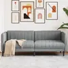 Image de vidaXL Canapé à 3 places gris clair tissu372613