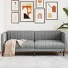 Image de vidaXL CanapÃ© Ã  3 places gris clair tissu
