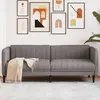 Image de vidaXL CanapÃ© Ã  3 places taupe tissu