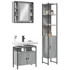 Image de vidaXL Ensemble d'armoires de salle de bain 3 pcs sonoma gris3214738