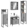 Image de vidaXL Ensemble d'armoires de salle de bain 4 pcs sonoma gris3214768