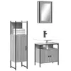 Image de vidaXL Ensemble de meubles de salle de bain 3 pcs Sonoma gris3214818