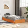 Image de vidaXL Cadre de lit sans matelas cire marron 90x190 cm bois pin massif844823