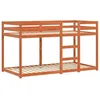 Image de vidaXL Lit superposÃ© sans matelas cire marron 90x190 cm pin massif