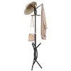 Image de vidaXL Porte-manteau noir 176 cm fer enduit de poudre377083