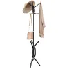 Image de vidaXL Porte-manteau noir 176 cm fer enduit de poudre