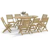 Image de vidaXL Chaises pliables de jardin lot de 8 bois massif d'acacia3214229