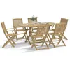 Image de vidaXL Chaises de jardin pliantes lot de 6 54,5x58x90 cm bois d'acacia3214230