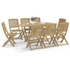 Image de vidaXL Chaises de jardin pliantes lot de 8 48,5x57x90 cm bois d'acacia3214233