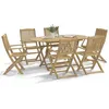 Image de vidaXL Ensemble à manger de jardin 7 pcs Bois d'acacia solide