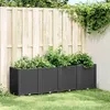 Image de vidaXL Jardinière noir 160x40x53 cm polypropylène367858