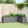Image de vidaXL Vidaxl Jardinière Gris Clair 160x120x53 Cm Polypropylène