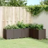 Image de Vidaxl JardiniÃ¨re Marron 160x120x53 Cm PolypropylÃ¨ne