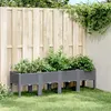Image de vidaXL Jardinière avec pieds bleu gris 160x40x42 cm PP367901
