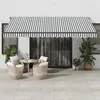 Image de vidaXL Auvent manuel rétractable anthracite et blanc 450x350 cm3215812