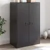 Image de vidaXL Buffet noir 67x39x107 cm acier841661