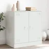 Image de vidaXL Buffet blanc 67x39x73 cm acier
