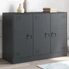 Image de vidaXL Buffet anthracite 99x39x73 cm acier841723