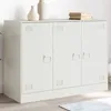 Image de vidaXL Vidaxl Buffet Blanc 99x39x73 Cm Acier