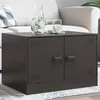 Image de vidaXL Table basse noir 67x50x44 cm acier841727