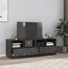 Image de vidaXL Meubles TV 2 pcs anthracite 67x39x44 cm acier