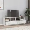 Image de vidaXL Meubles TV 2 pcs blanc 67x39x44 cm acier841750