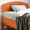Image de vidaXL TÃªte de lit cire marron 100 cm bois massif de pin