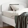 Image de vidaXL Tête de lit blanc 75 cm bois massif de pin