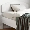 Image de vidaXL TÃªte de lit blanc 75 cm bois massif de pin