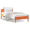 Image de vidaXL Cadre de lit sans matelas cire marron 100x200cm bois pin massif