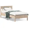 Image de vidaXL Cadre de lit sans matelas 90x200 cm bois de pin massif842658