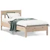 Image de vidaXL Cadre de lit sans matelas 90x190 cm bois de pin massif842674
