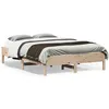 Image de vidaXL Cadre de lit sans matelas 140x190 cm bois de pin massif842714