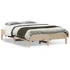 Image de vidaXL Cadre de lit sans matelas 140x190 cm bois de pin massif
