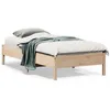 Image de vidaXL Cadre de lit sans matelas 75x190 cm bois de pin massif