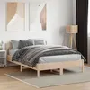 Image de vidaXL Cadre de lit sans matelas 135x190 cm bois de pin massif