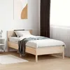 Image de vidaXL Cadre de lit sans matelas 75x190 cm bois de pin massif