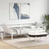 Image de vidaXL Lit de jour sans matelas blanc 80x200 cm bois de pin massif