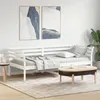 Image de vidaXL Lit de jour sans matelas blanc 80x200 cm bois de pin massif