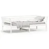 Image de vidaXL Lit de jour sans matelas blanc 80x200 cm bois de pin massif