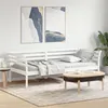 Image de vidaXL Lit de jour blanc 100x200 cm bois de pin massif