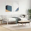 Image de vidaXL Lit de jour Blanc 75x190 cm Bois de pin massif