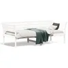 Image de vidaXL Lit de jour sans matelas blanc 75x190 cm bois de pin massif